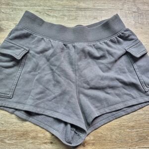 Hollister Gray High Waist Women Shorts
